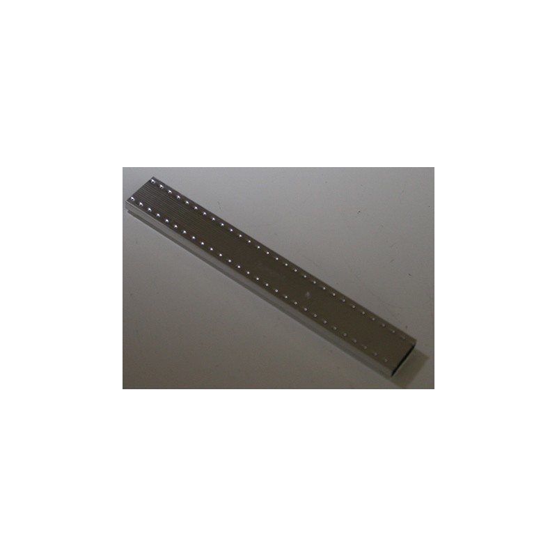 Perfil en aluminio microperforado 15.5mm x 5mts